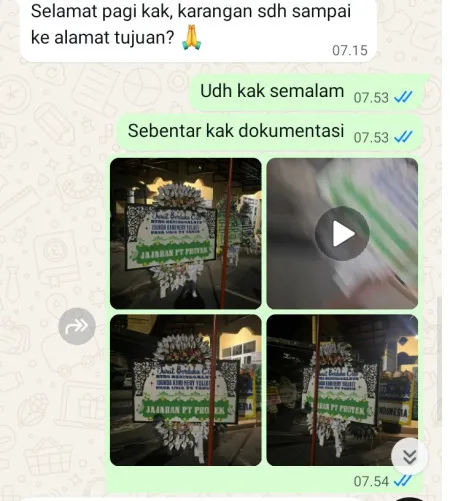 Pengiriman Papan Bunga Selamat Stasiun Gambir